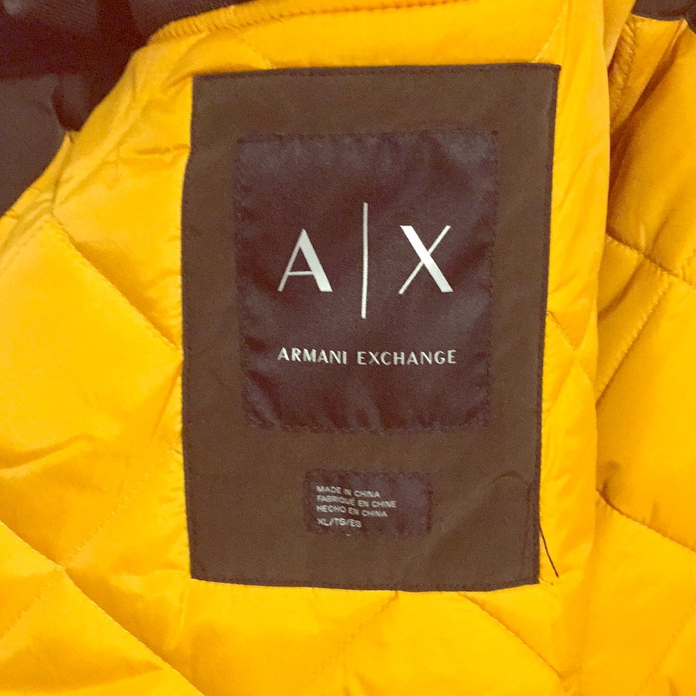 Comfortable Armani jacket to keep you warm.